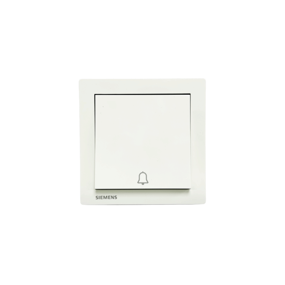 ชุดสวิตซ์กดกระดิ่ง SIEMENS ซีรีส์ RELFA PLUS ขนาด 86 มม. สีขาว